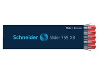 Balpenvulling Schneider 755 Slider Jumbo extra breed 0.6mm rood