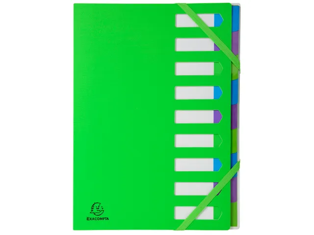 Sorteermap Harmonika 9vak CAMP.NEON Ass