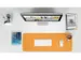Sous-main Sigel enroulable 800x300x2mm jaune-gris simili cuir