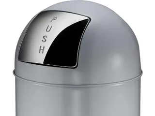 Afvalbak Pushcan 40 Liter Grijs - 4