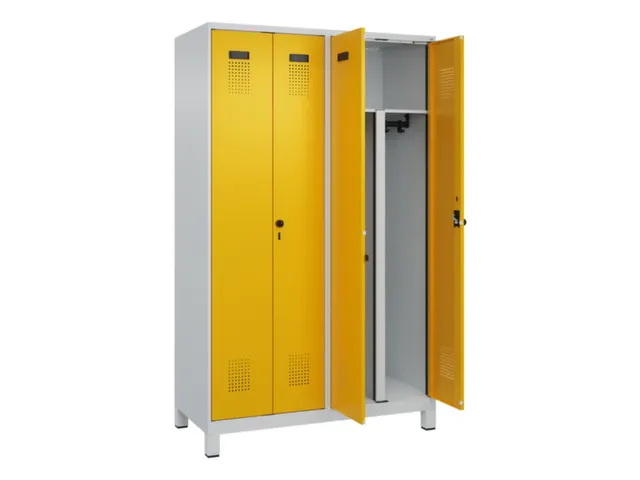 PBM-locker,HxBxD 1950x1200x500mm,4vak,vak B 300mm,draaigrendel