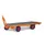 Aanhangwagen 2 Ton 2500x1250mm 2-as Besturing Massief Rubber