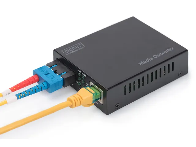 Convertisseur de média Gigabit Digitus multimode RJ45/ST