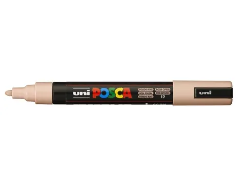 Paintmarker Uni POSCA PC5M medium poederig roze
