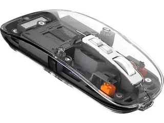 XWH-ALM2-13 XTREMEMAC muis bluetooth draadloos usb transparant - 1