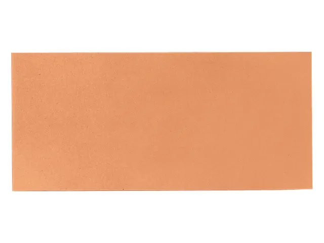 carte de conférencier,rectangle,Hxl 95x205mm,orange