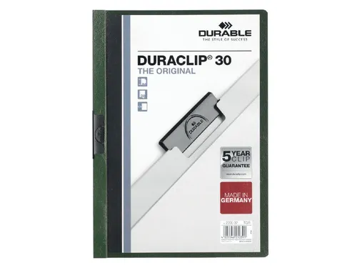 Klemmap Durable 2200 A4 3mm Donkergroen