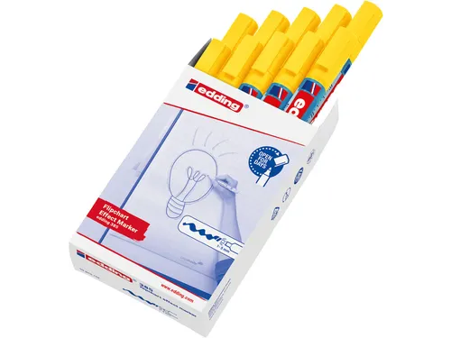 Edding 385 Flipchart effect marker Geel