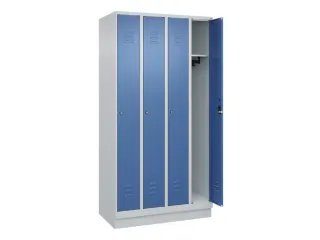 locker,HxBxD 1950x1000x500mm,4vak,vak B 250mm,cil.-slot,sokkel - 2
