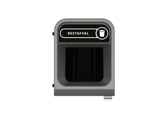 Configure Recyclingstation Rest 57 Liter Antraciet Zwart - 2