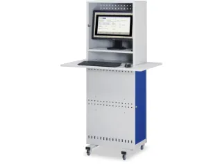 Computerkast 1725x975x610mm Verrijdbaar Werkblad Monitorvak - 2