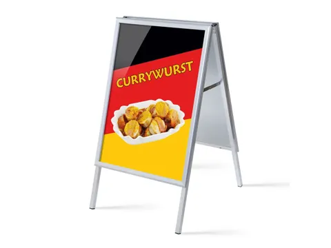 Stoepbord A1 complete set met print "Curryworst"