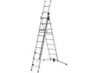 multifunctionele telescoopladder 2x9/1x8 sporten balk L 5 62m