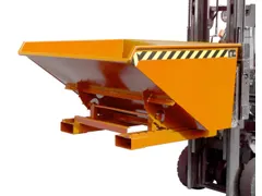 Kiepbak 835x1570x1260mm 0.90m³ Afrolmechaniek Gelakt Ral2000