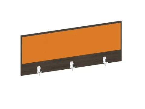 baliepaneel bureau aanbouw achter NV bruin hickory BN3005-geel 1200mm