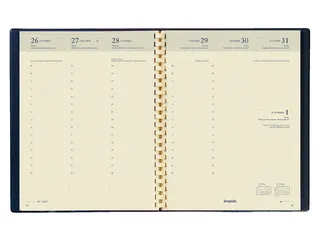 Agendavulling 2027 Brepols Timing 7dagen/2pagina's crème - 1