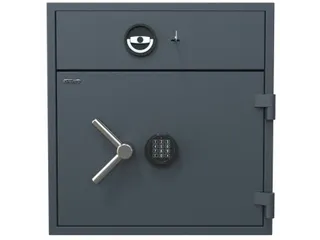 Salvus Tivoli 1 Afstortkluis elektronisch slot 67x65x55cm Grafietgrijs - 4