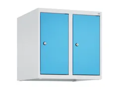 opzetkast,v. locker,2vak.,vak B 250mm,HxBxD 500x500x500mm,vleugeldeur