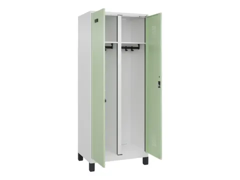 locker voor scheiding van kleding,HxBxD 1950x800x500mm,2vak