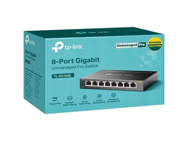 8-Poorts Gigabit Smart Switch 10/100/1000Mbps