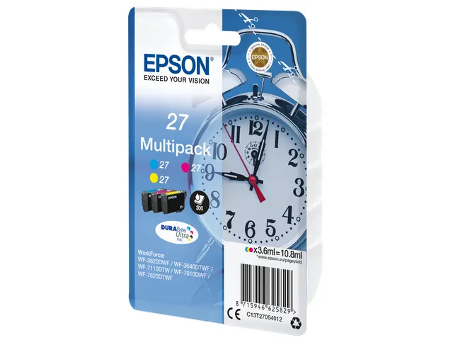 Multipack 3-colour 27 DURABrite Ultra Ink