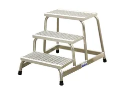 Montagetrap Aluminium H 0 6M 3Treden Incl. Platform Treden Rooster