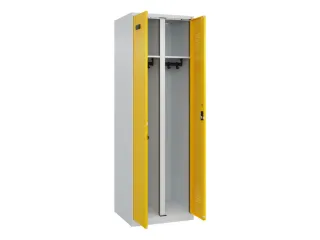 locker voor scheiding van kleding,HxBxD 1850x600x500mm,2vak - 1