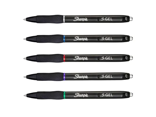 Gelschrijver Sharpie S-gel medium assorti blister à 8 stuks