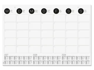 Designonderlegger Sigel muur- kalender/onderlegger 27/28/29 59,5x41cm - 1