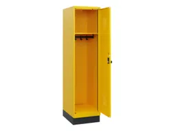 schoollocker,HxBxD 1630x400x500mm,1vak,vak B 400mm,draaigrendel,sokkel