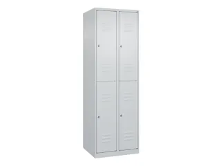 dubbeldekse locker,HxBxD 1850x600x500mm,2x2vak.,vak B 300mm - 1