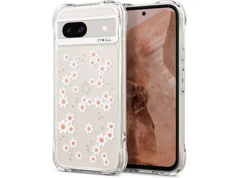 Spigen Case ACS07277 Google Pixel 8A Cecile Wit Daisy