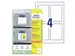 Avery Zweckform 8001 Voorbedrukte positioneeretiketten 120x80mm 20 st.