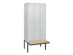 Dubbeldekse dekenkist,HxBxD 2120x900x815mm,3x2vak.,vak B 300mm