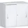 schuifdeurkast,HxBxD 770x800x430mm,decor romp wit,decor front wit