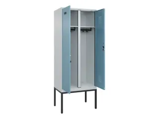 locker voor scheiding van kleding,HxBxD 2120x800x500mm,2vak - 1