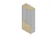 armoire à portes vitrées,HxlxP 2000x900x450mm,4xsol en bois,5 HC