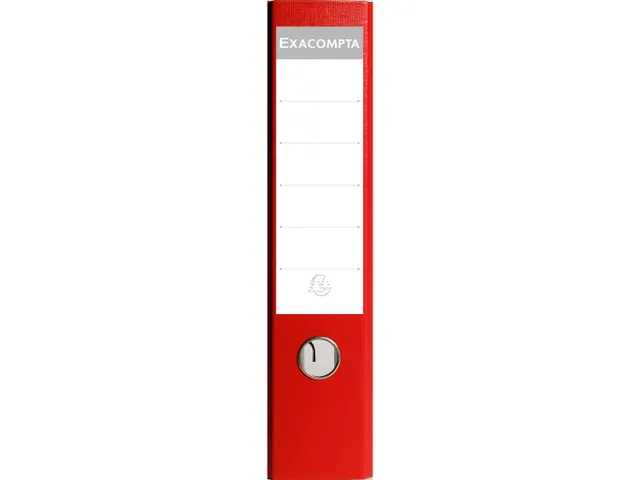 Ordner karton/PP A4 75mm rood