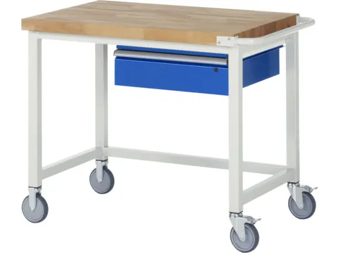 Werkbank 880x1000x700mm Beukenhouten Werkblad 1lade