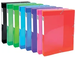Iderama Elastobox, Uit Pp, Rug Van 40mm, Assorti kleuren