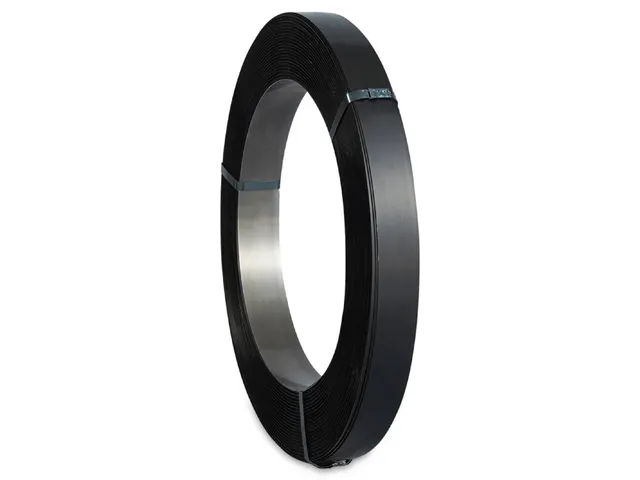 Omsnoeringsband Handmatig Zwart staal lacquered 16mmx1000m