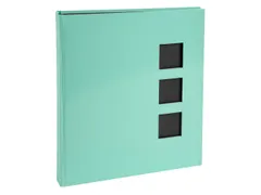 Fotoalbum 60p zwrt 2 9x32cm AQUAREL groen