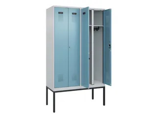 locker voor scheiding van kleding,HxBxD 2120x1200x500mm,4vak - 1