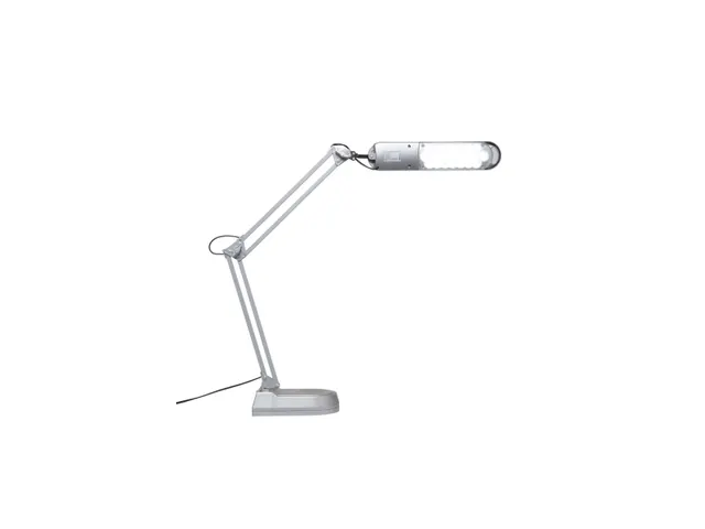 Bureaulamp LED MAULatlantic Zilver met tafelklem