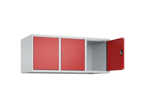 opzetkast,v. locker,3vak.,vak B 400mm,HxBxD 500x1200x500mm