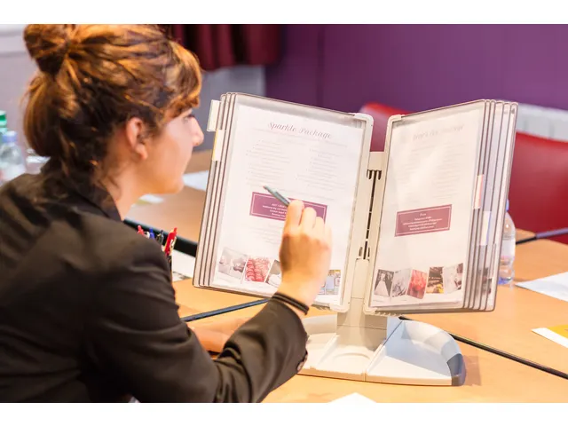 Zichtpanelensysteem Tarifold Bureauset A4 Design Grijs met 10 tassen