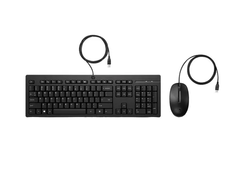 Toetsenbord + muis HP 225 bedraad QWERTY