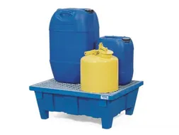 PE-opvangbak,v. 2x60l vat,opvangvol. 60l,HxBxD 315x645x795mm