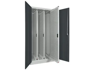 verticale kast cil.slot HxBxD 1950x1000x600mm RAL7035 front RAL7016 - 1