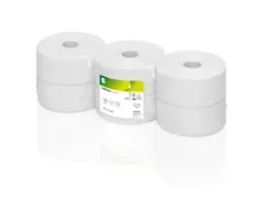 Toiletpapier Satino Comfort JT2 2-laags 380m wit 317130 Pak 6 rol